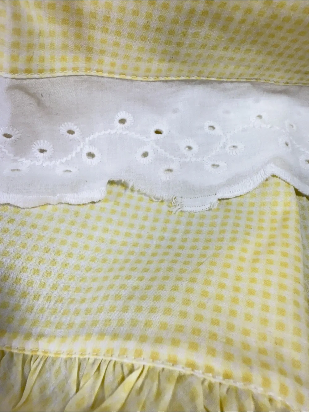 Aria Vintage Pale Yellow Ruffle Cami and Shorts Sleep Set